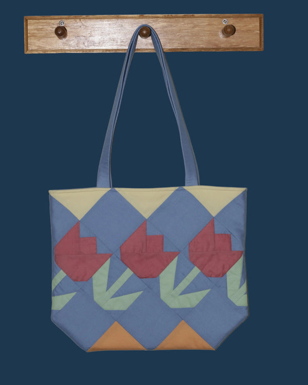 Quilted Patchwork Tulip Bag
