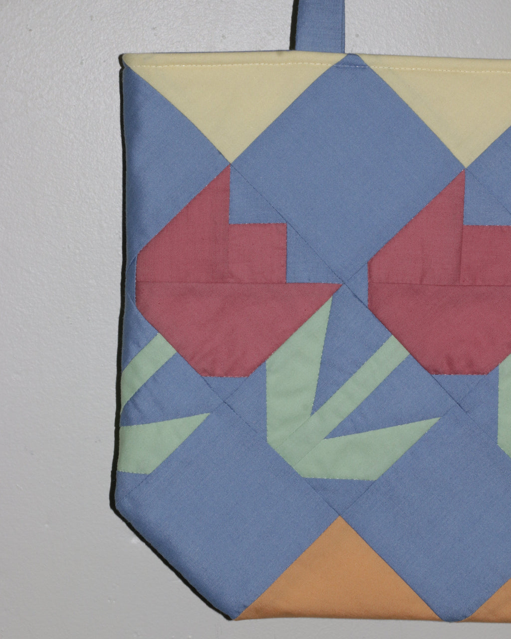 Quilted Patchwork Tulip Bag