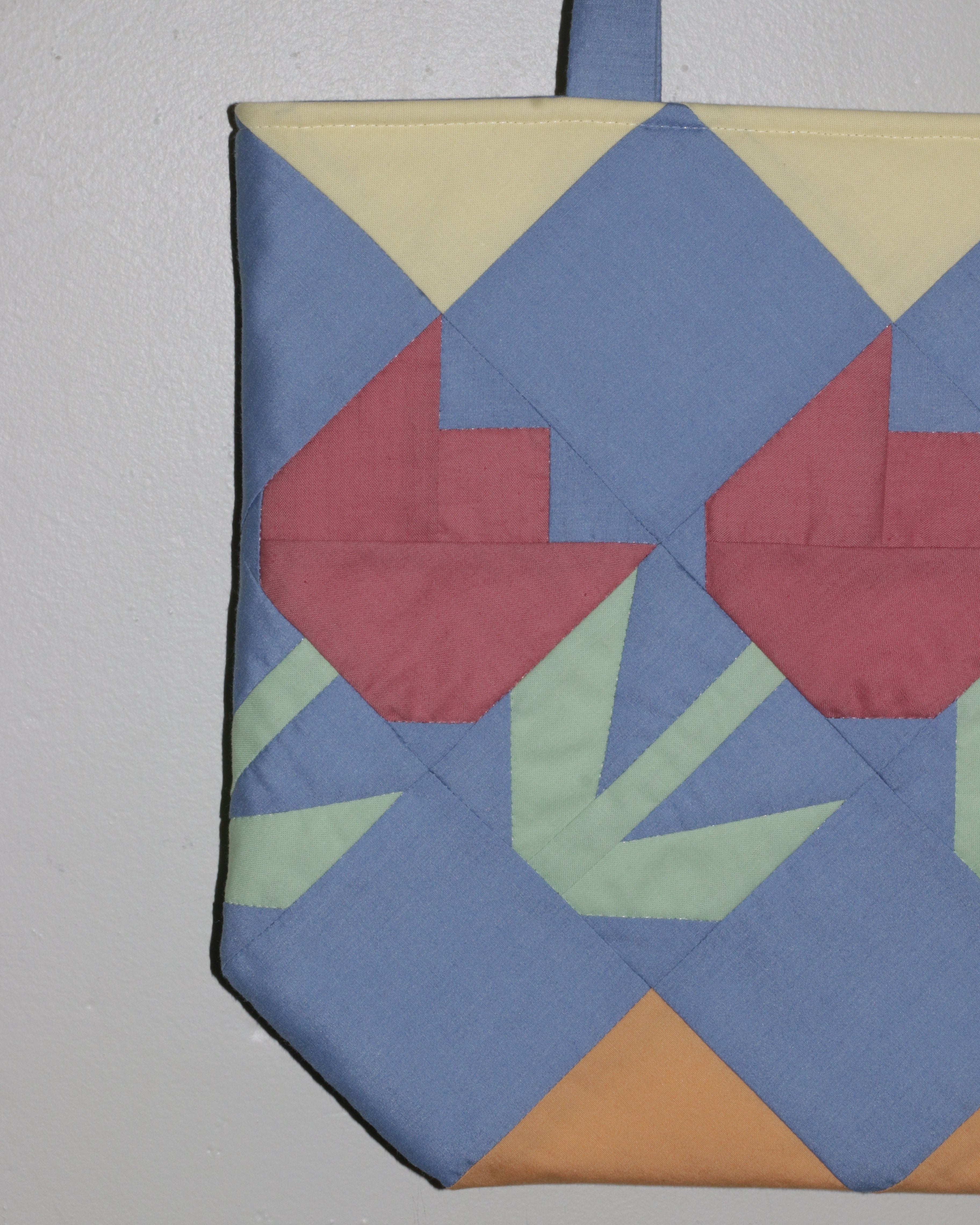 Quilted Patchwork Tulip Bag