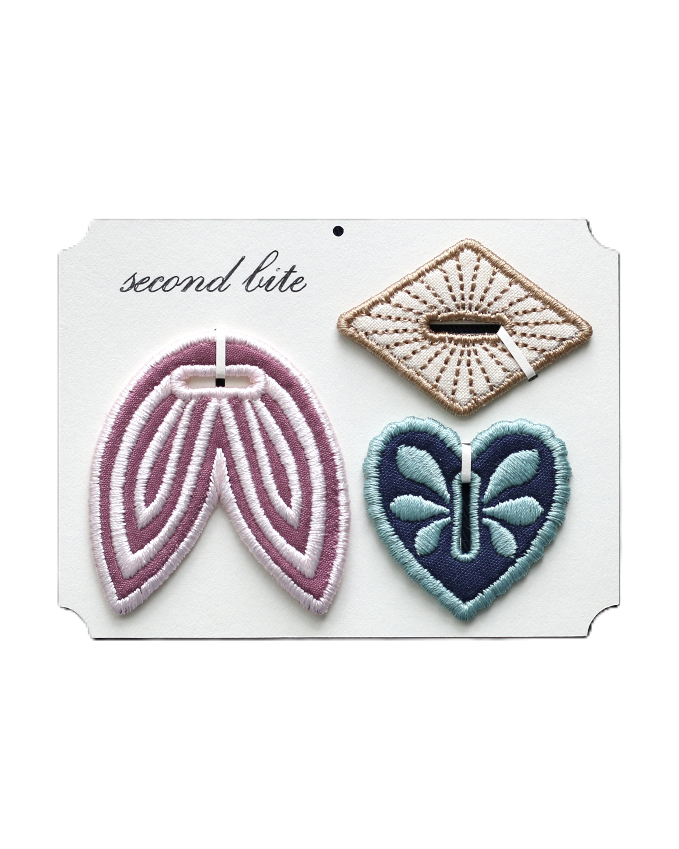 Petal, Diamond, & Heart Button Accessory Set
