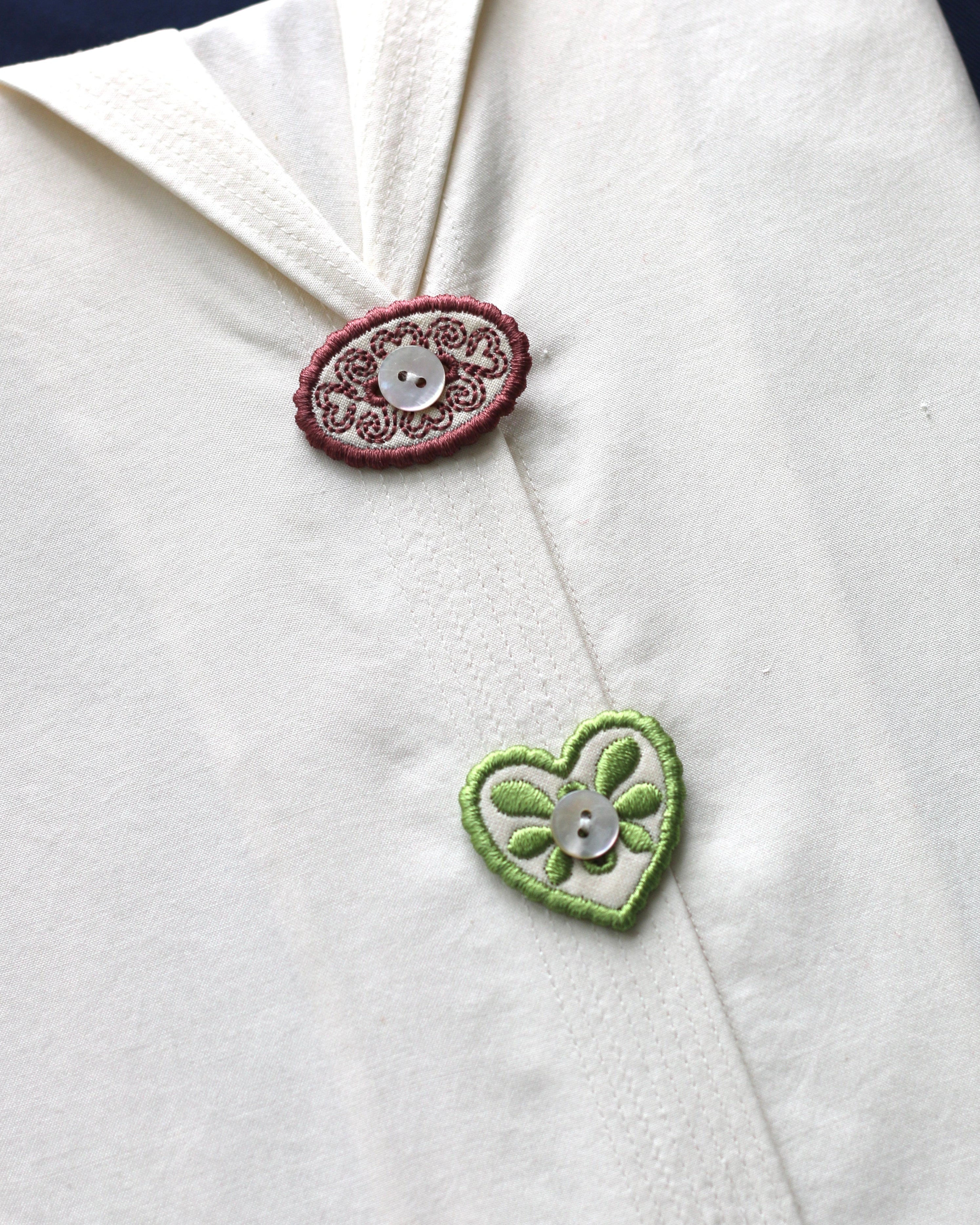 Petal, Oval, & Heart Button Accessory Set