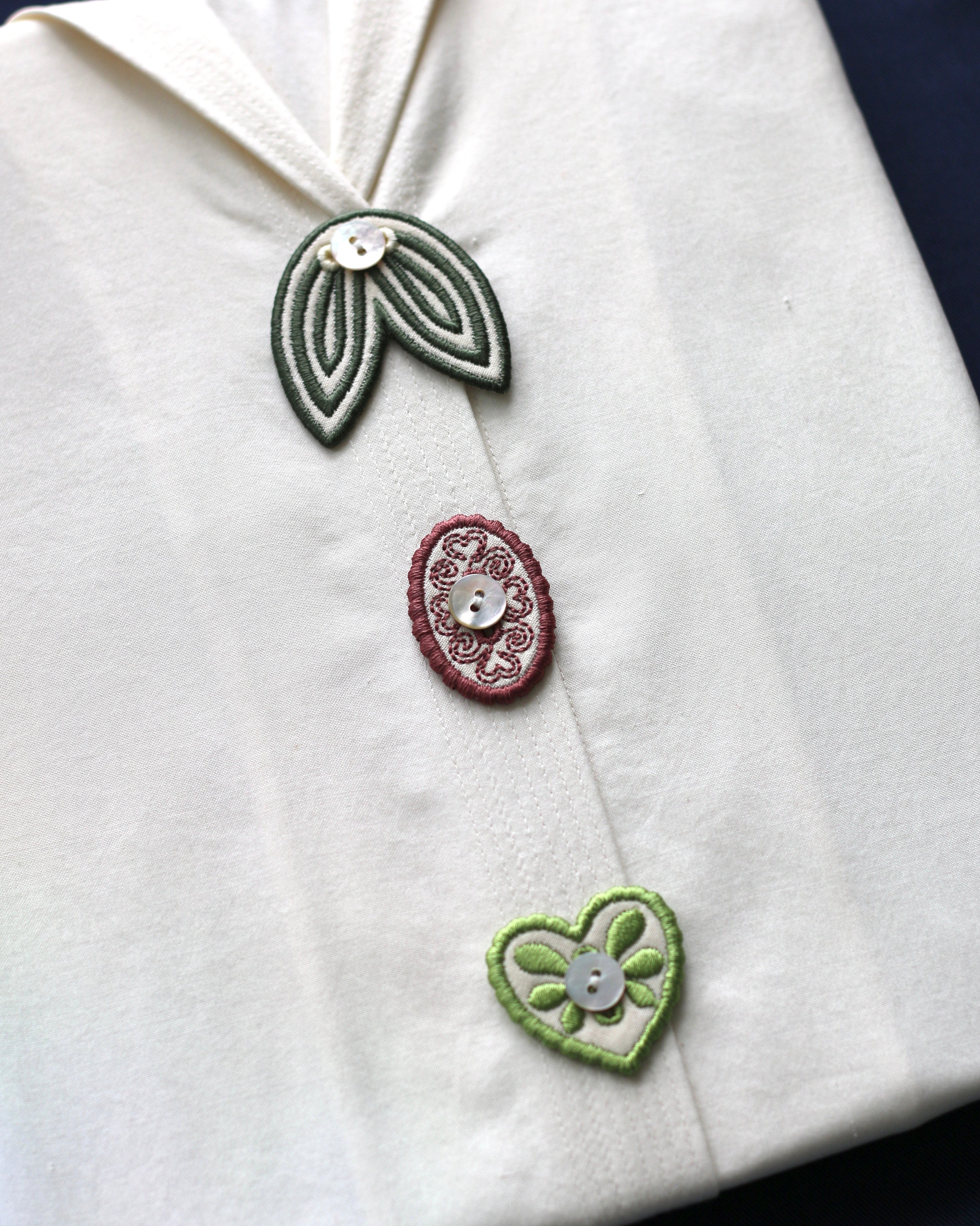 Petal, Oval, & Heart Button Accessory Set
