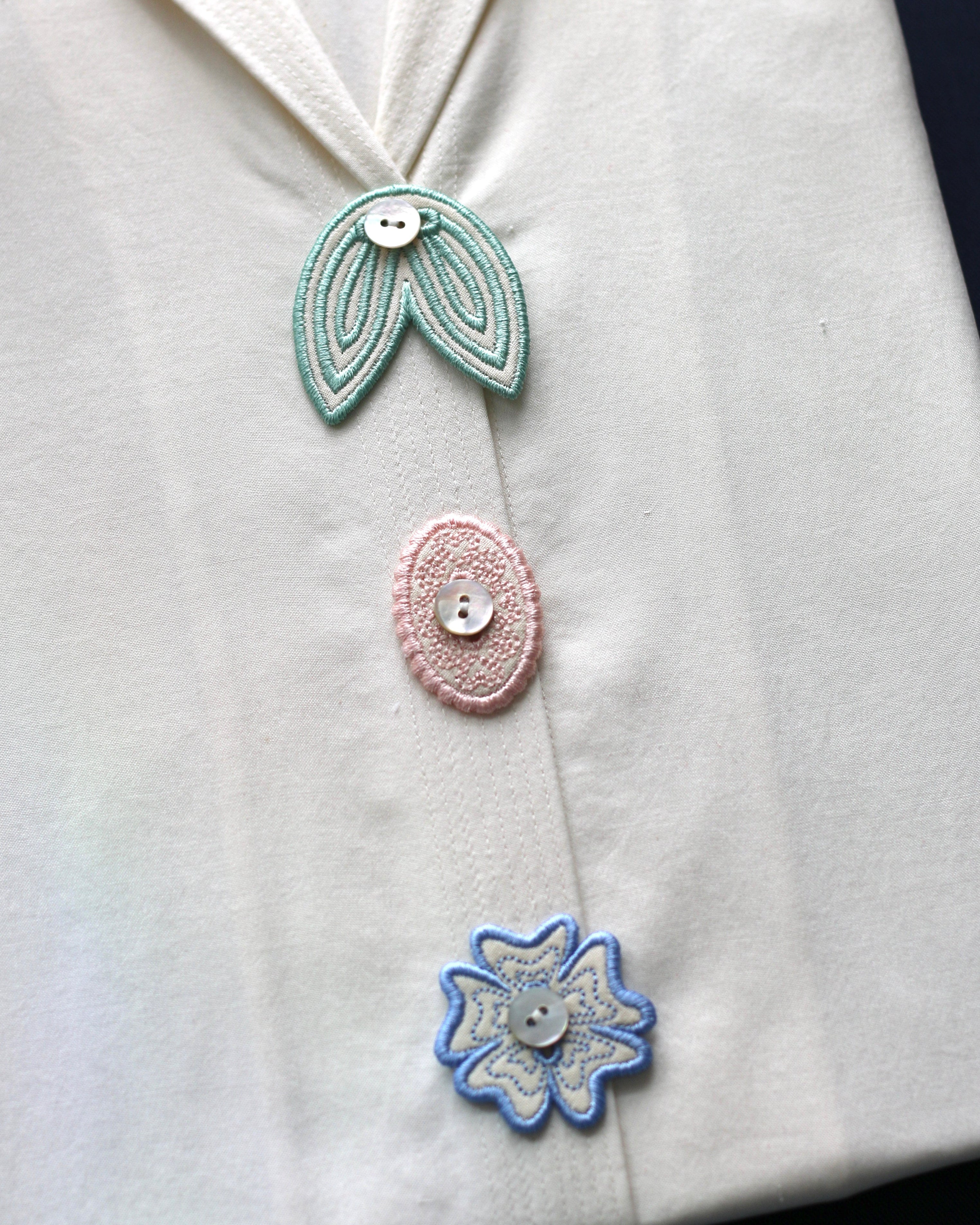 Petal, Oval, & Flower Button Accessory Set