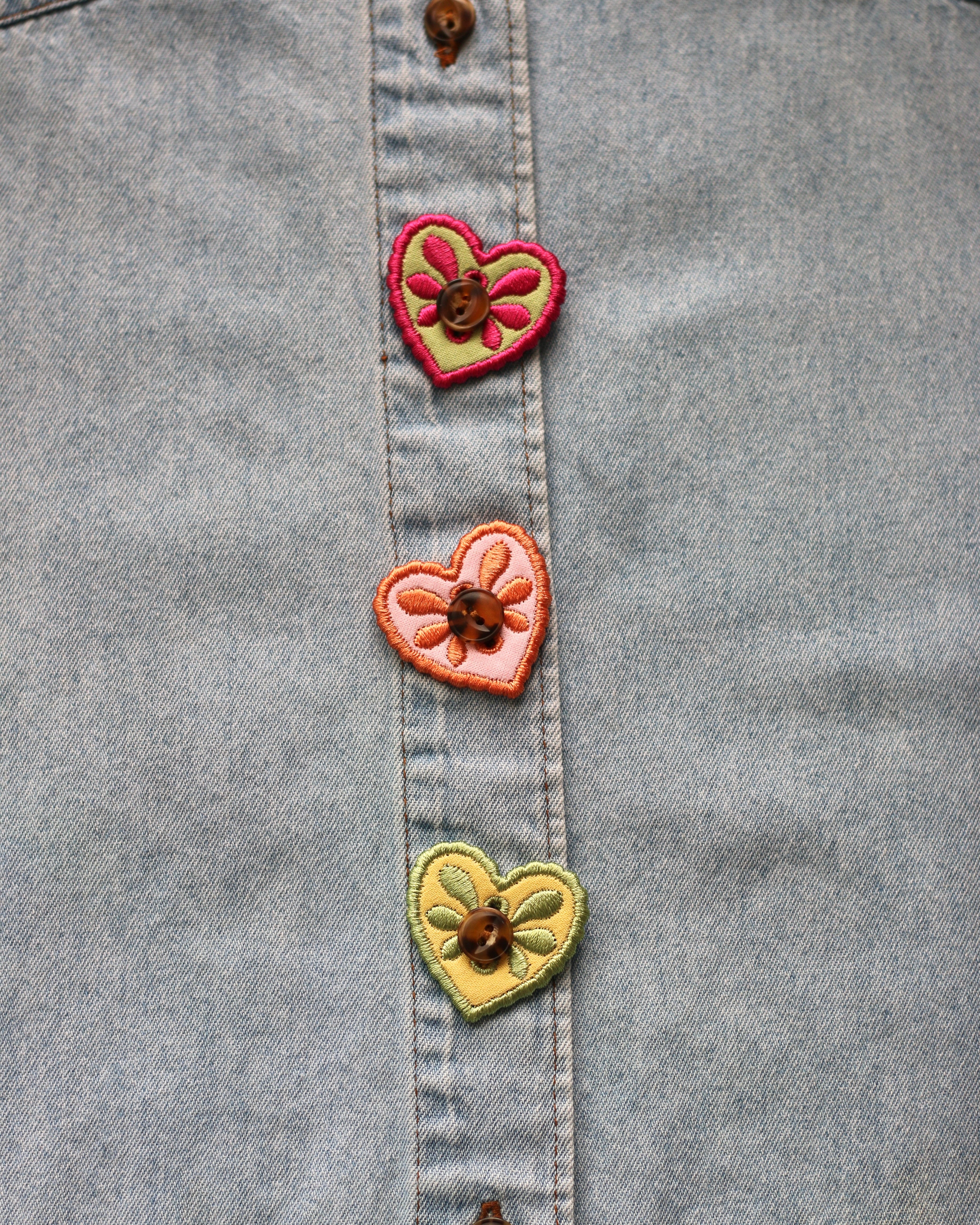 Heart Button Accessories, Set of 3