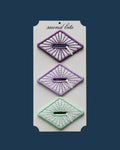 Diamond Button Accessories, Set of 3