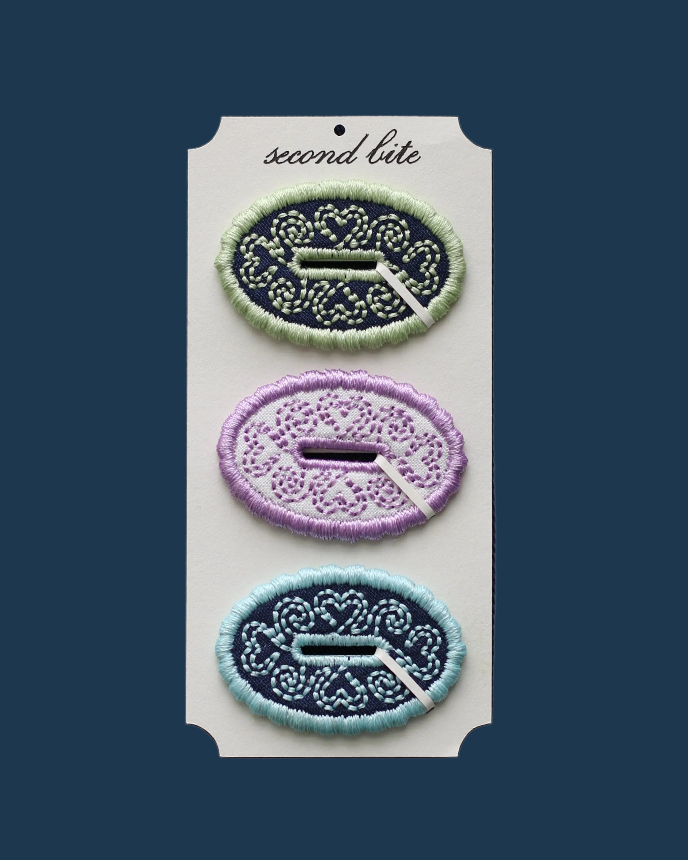 Oval Button Accessories, Set of 3
