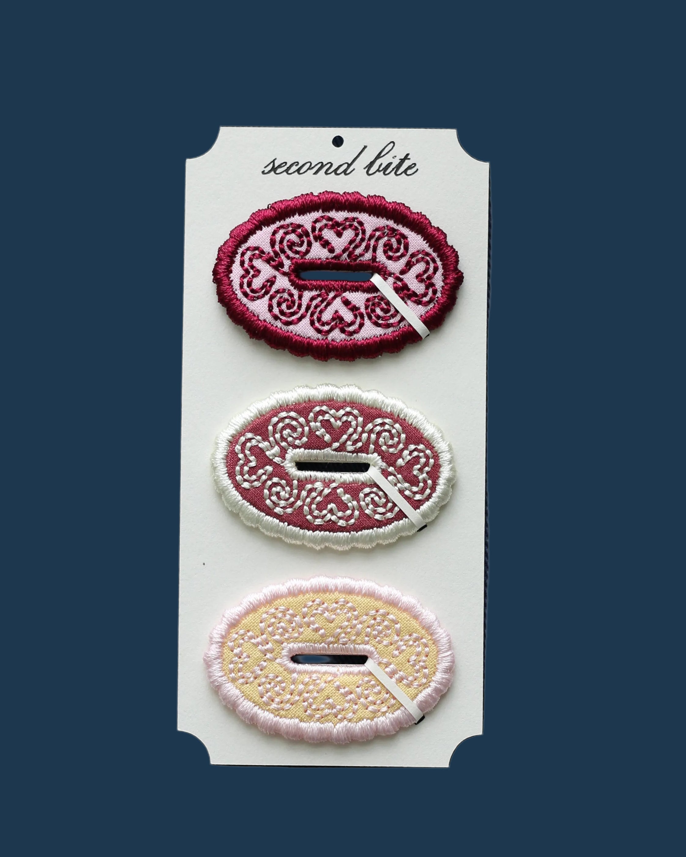 Oval Button Accessories, Set of 3