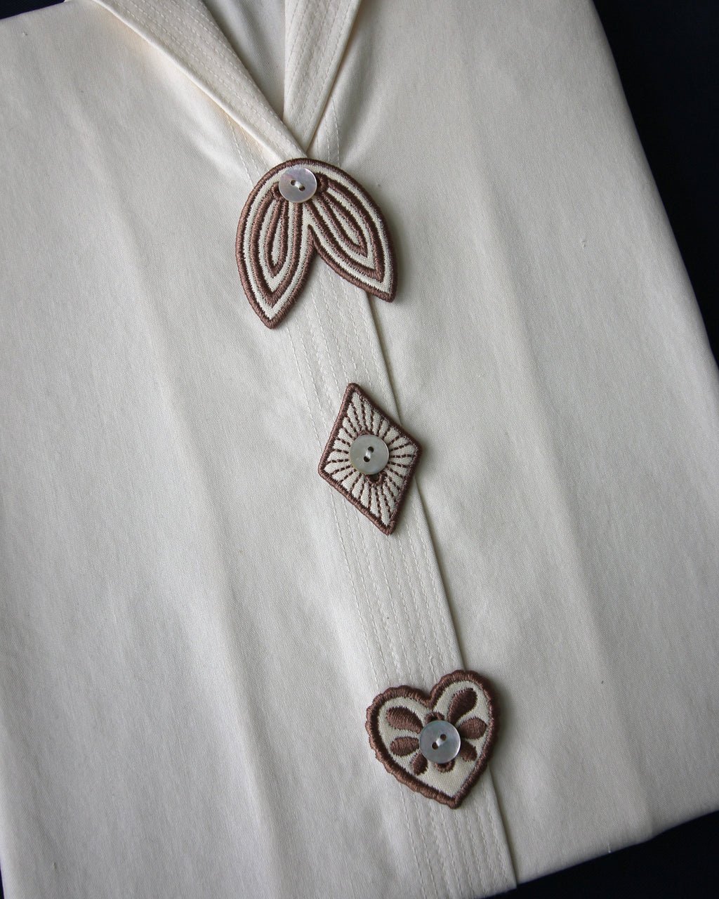 Petal, Diamond, & Heart Button Accessory Set