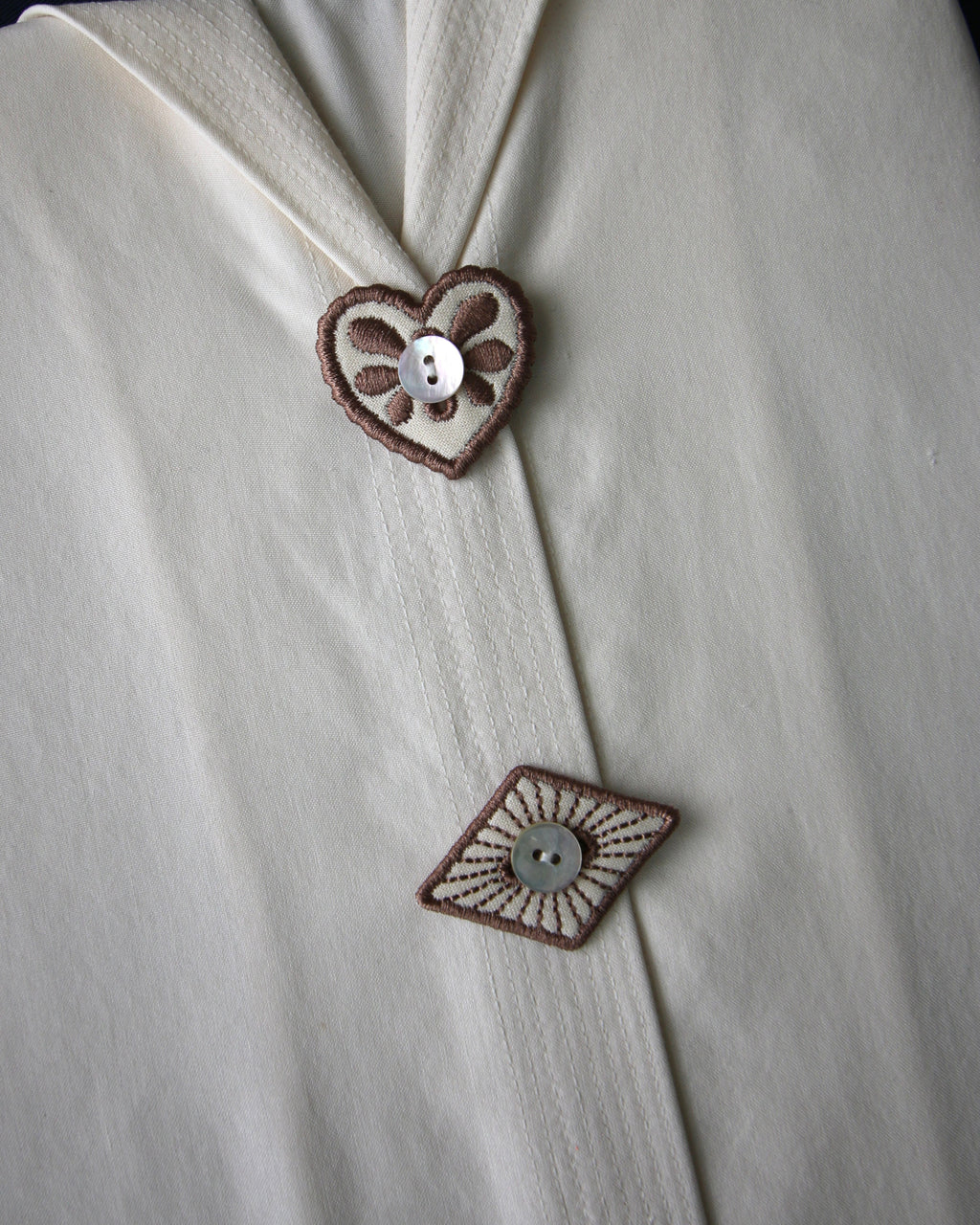 Petal, Diamond, & Heart Button Accessory Set