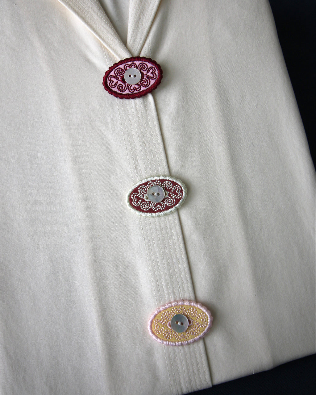 Oval Button Accessories, Set of 3
