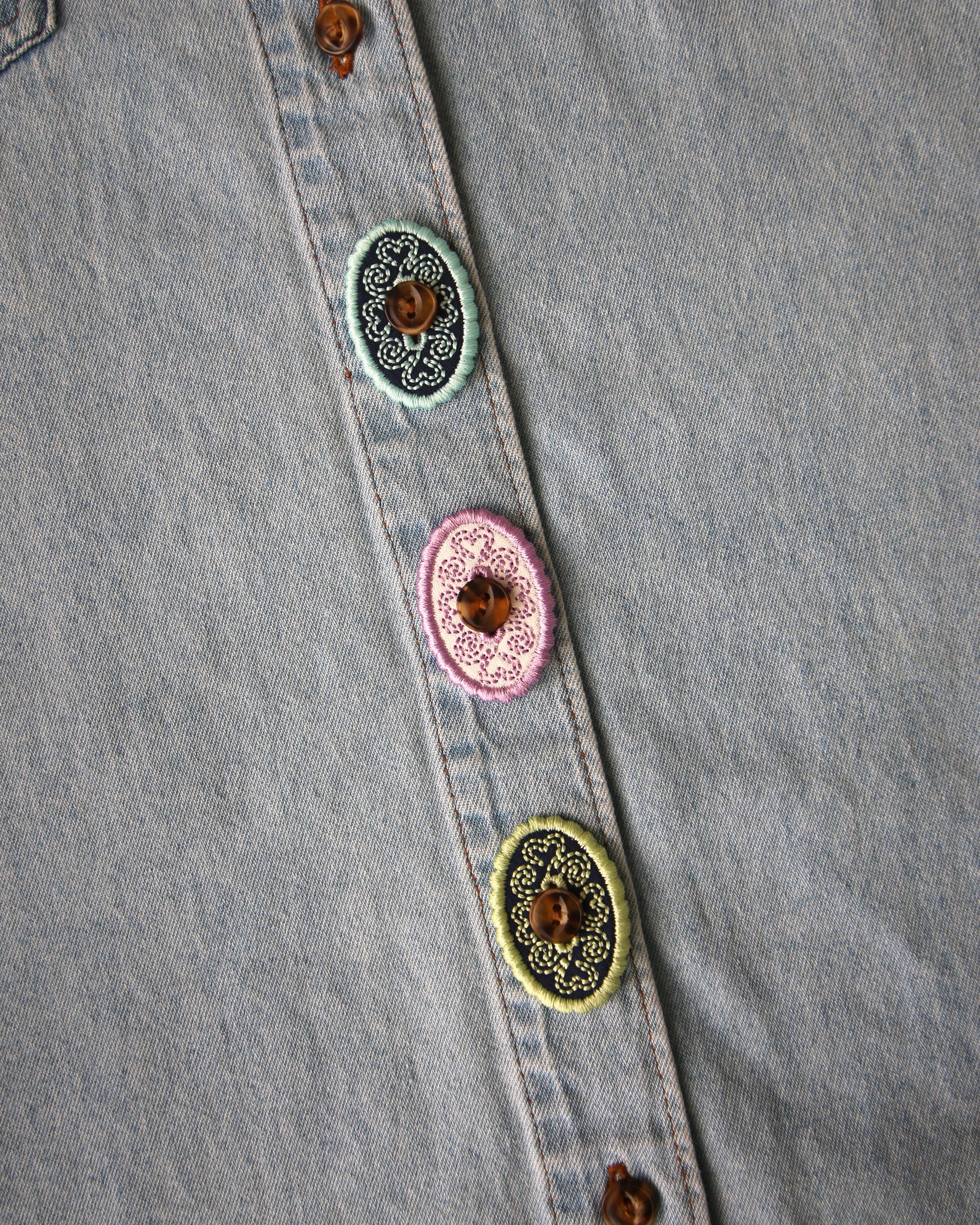 Oval Button Accessories, Set of 3
