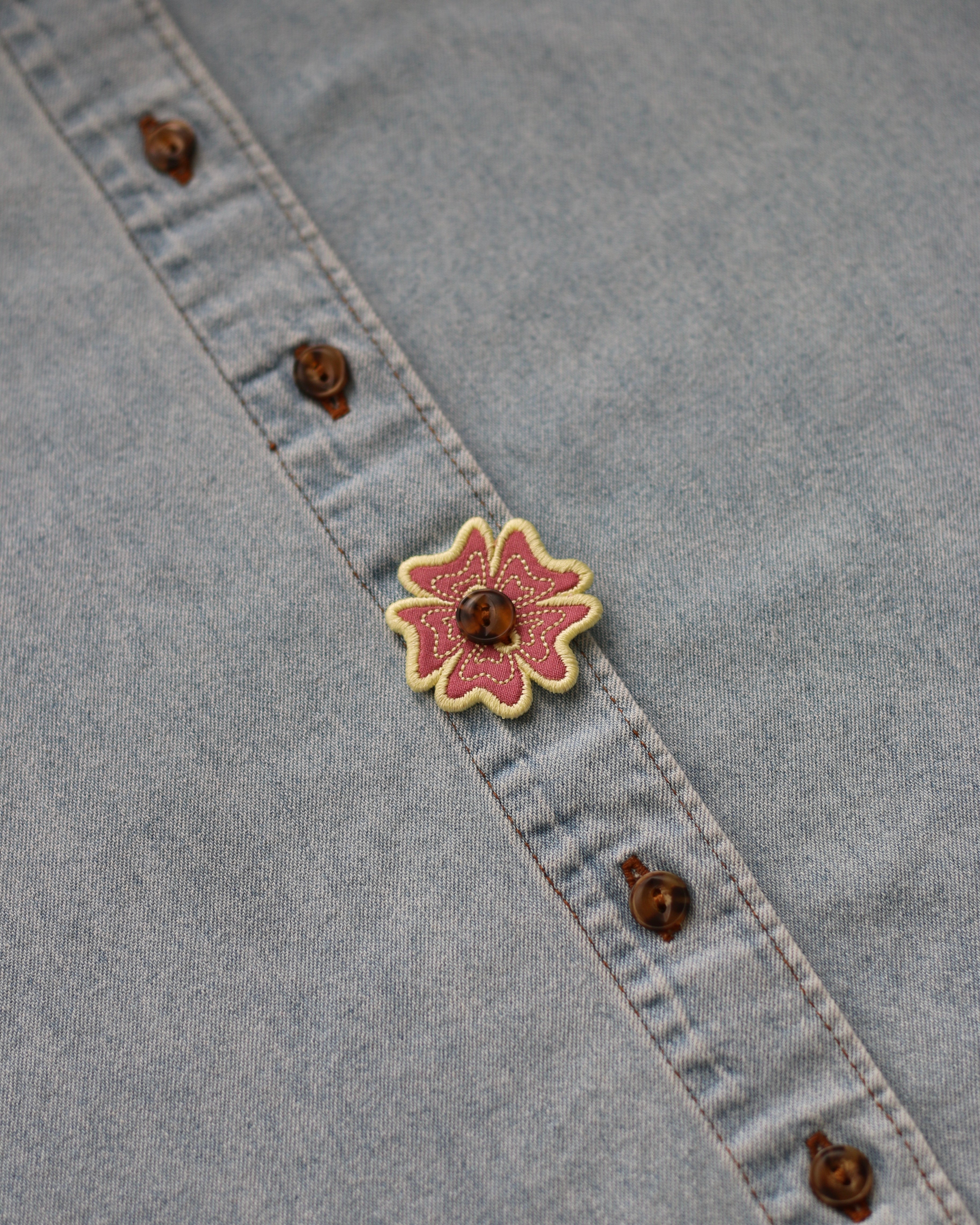 Flower Button Accessory