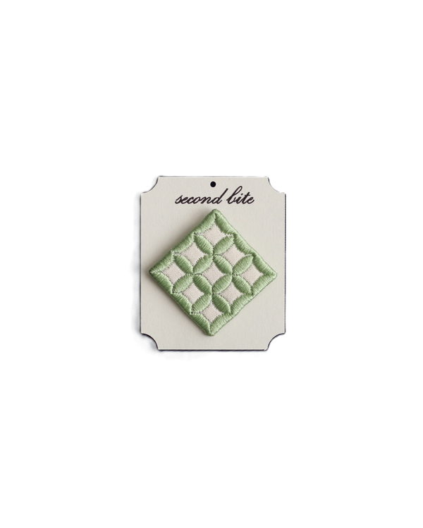 Green on Cream
