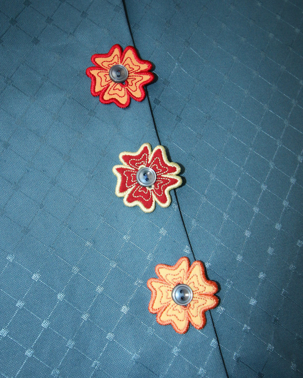 Flower Button Accessory, Set of 3