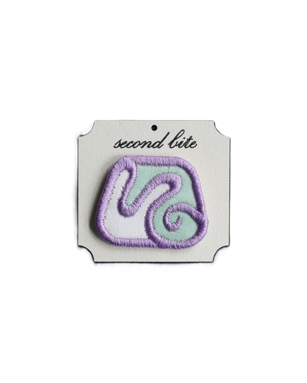 Purple on White/Mint