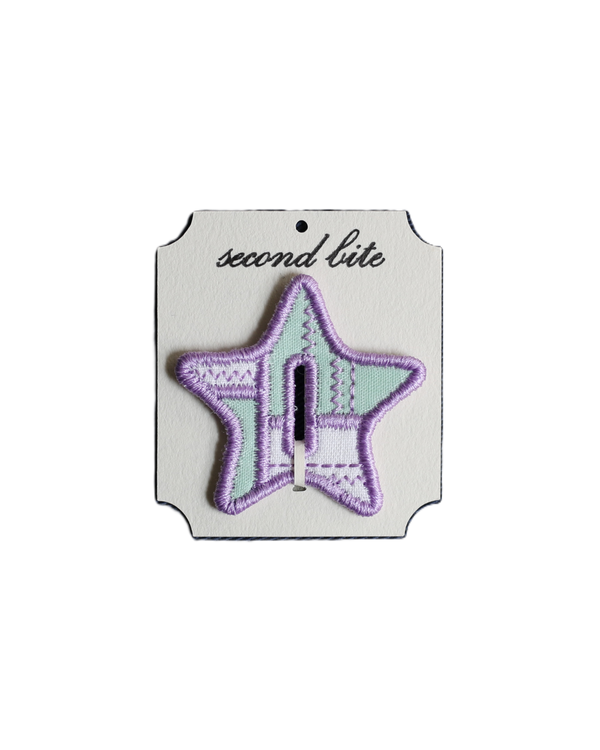 Purple on White/Mint
