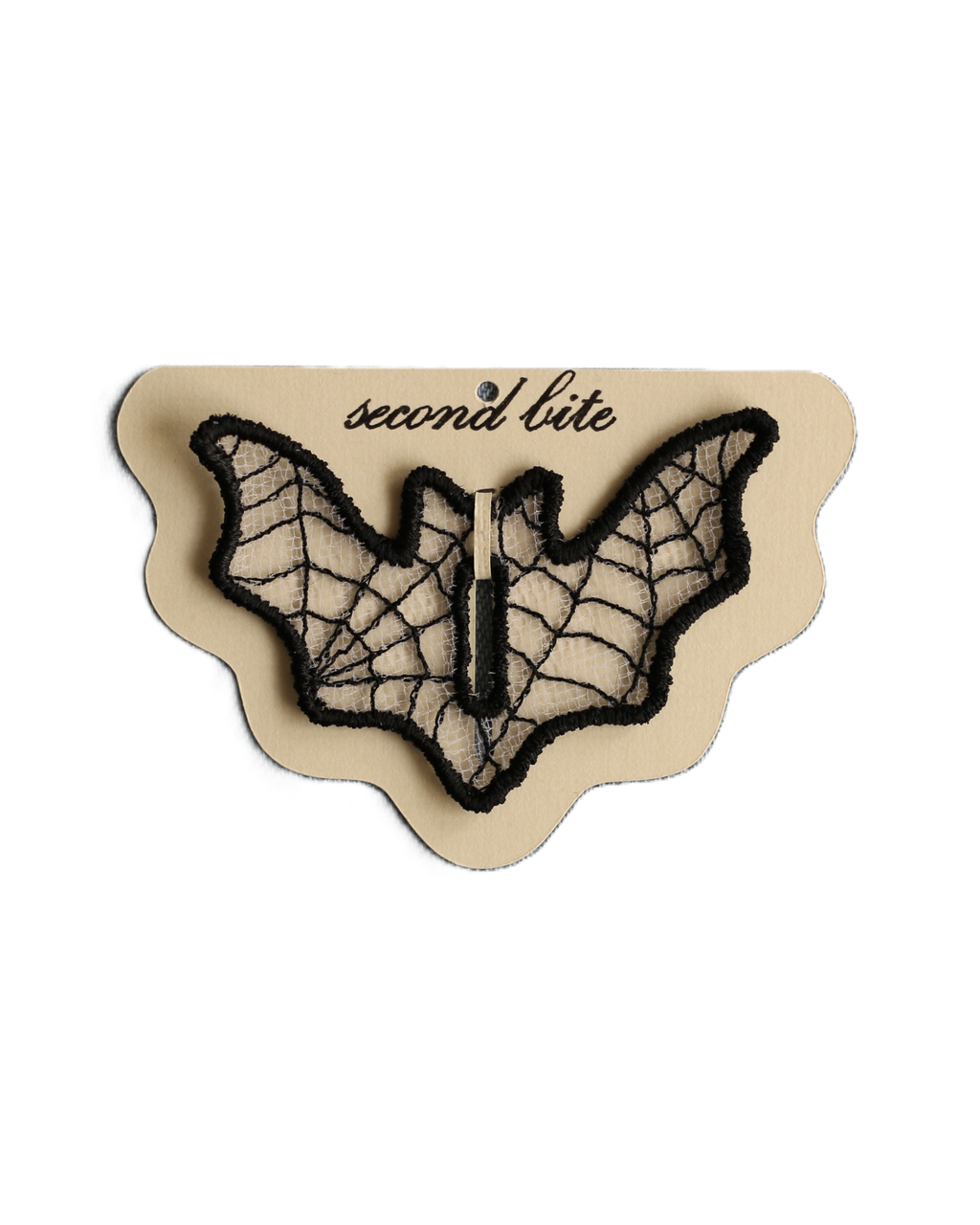 Tulle Bat, 1/2" Button Accessory